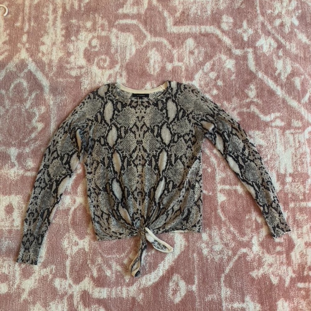 Python Print, Front tie top - Picture 3 of 4